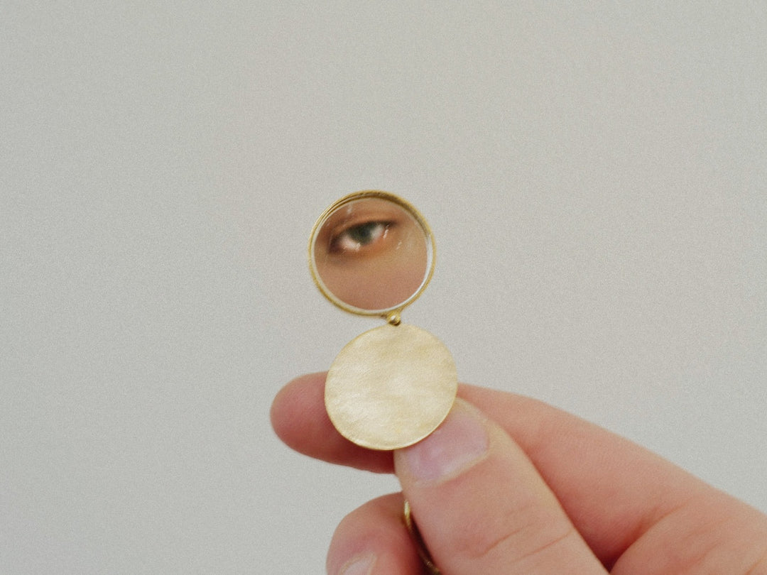 Gilded Mirror Necklace (one only) – Bjørg Jewellery - Main Image