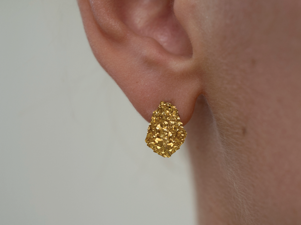 Bjorg Earrings Freyas Tears Gold Earrings – Bjørg Jewellery