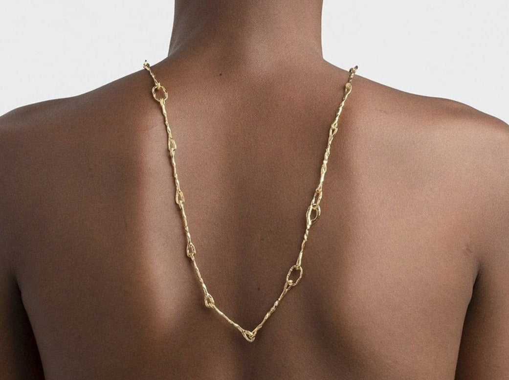 Bjorg Jewellery Logo Needle Chain (long) – Bjørg Jewellery