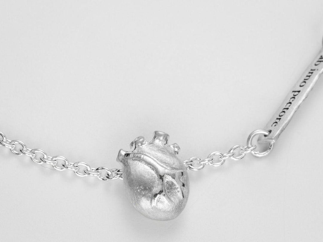 Anatomic Heart Bracelet Silver Bjorg Jewellery